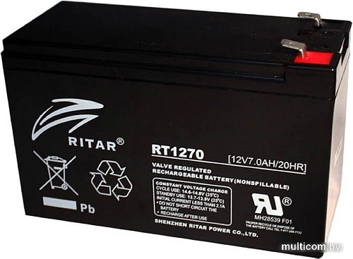 Аккумулятор для ИБП Ritar RT1270A (12В/7 А·ч)
