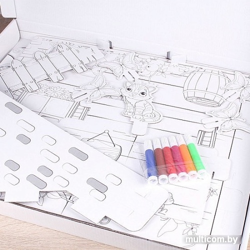 Сборная модель Darvish Домик-раскраска DV-T-1680