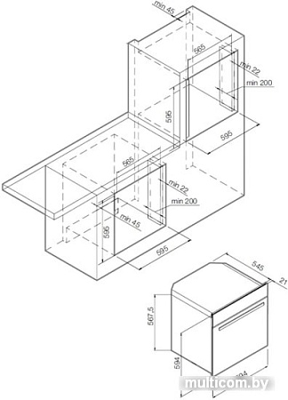 Электрический духовой шкаф Graude Comfort BE 60.3 S
