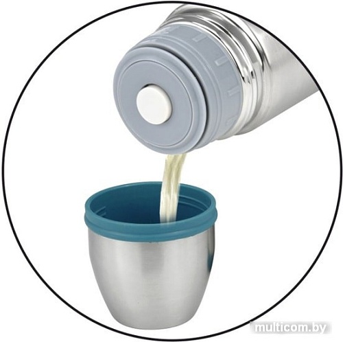 Термос Vitesse VS-2632 1л (серебристый/синий)