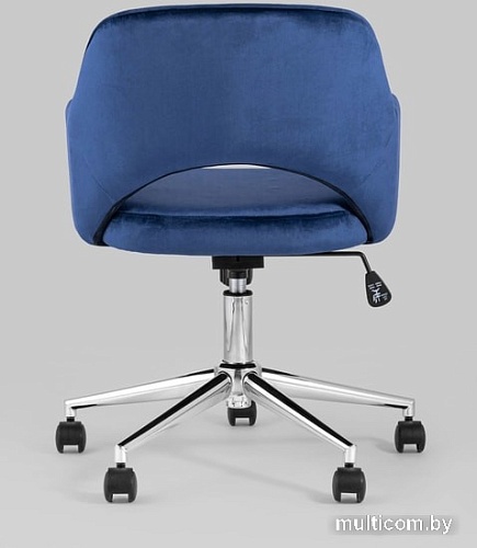 Кресло Stool Group Кларк велюр (синий)
