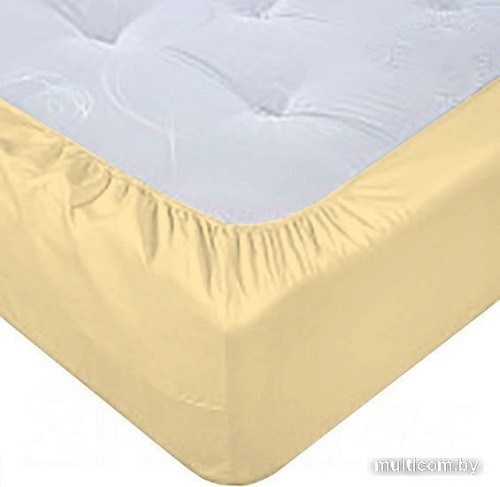 Постельное белье Luxsonia Поплин на резинке 80x200 Мр0040-14 (персик)