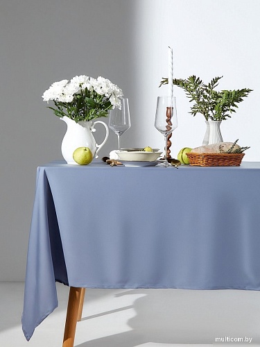 Скатерть Этель Agate 10782115 (серо-голубой)