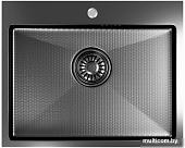 Кухонная мойка Mixline Pro 552935 (черный графит, с сифоном)