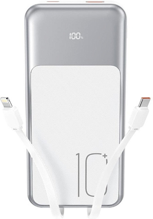 XO PR248 10000mAh (белый)