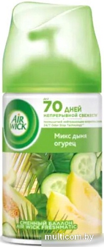 Сменный блок для освежителя воздуха Air Wick Freshmatic 250 мл (Микс дыня-огурец)