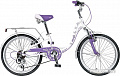 Детский велосипед Novatrack Butterfly 20 (белый/фиолетовый, 2019) 20SH6V.BUTTERFLY.VL9