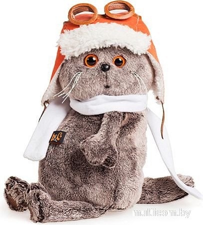 Мягкая игрушка BUDI BASA Басик в шлеме и шарфе Ks22-009