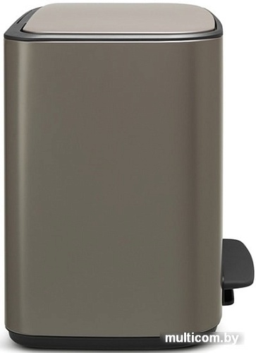 Brabantia Bo Pedal Bin 11л + 23л (платиновый)