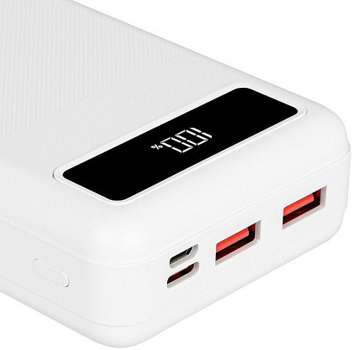 Внешний аккумулятор TFN Porta LCD PD 22.5W 20000mAh (белый)