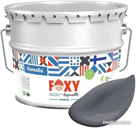Краска Finntella Foxy Lapselli Matte Kuilu F-50-1-3-FL298 2.7 л (серый)