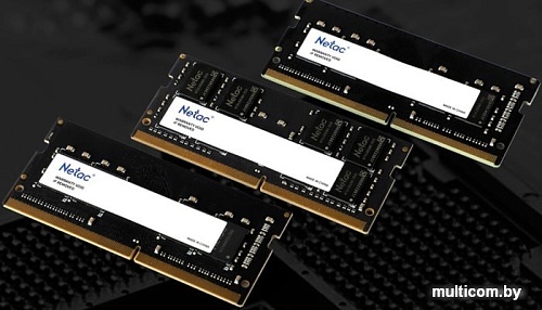 Оперативная память Netac Basic 16GB DDR4 SODIMM PC4-21300 NTBSD4N26SP-16