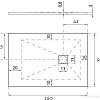Душевой поддон Aquanet Pleasure New 160x90 258881