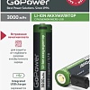 Аккумулятор GoPower 18650 3000mAh 00-00019621 1шт