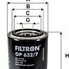 Масляный фильтр Filtron OP 632/7