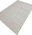 Ковер для жилой комнаты Radjab Carpet Поло Прямоугольник EN 268 12534RK (2x2.9, Cream)