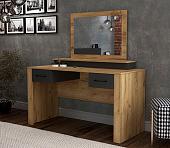 Туалетный столик с зеркалом Интерлиния Loft LT-СТ1 (дуб золотой/антрацит)