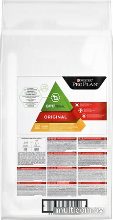 Сухой корм для кошек Pro Plan Original Adult OptiRenal с курицей 10 кг