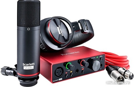 Аудиоинтерфейс Focusrite Scarlett Solo Studio (3-е поколение)