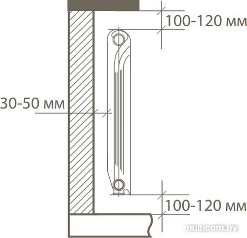 Радиатор Royal Thermo Revolution 500 (13 секций)