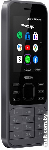 Мобильный телефон Nokia 6300 4G Dual SIM (серый)