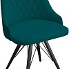 Стул Трия Гранд К3 (черный муар/велюр Confetti Izumrud)