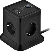 Сетевой фильтр Cablexpert TWR-4-CU2-B-2