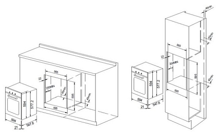 Духовой шкаф GRAUDE BE 60.2 W