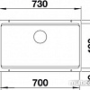 Кухонная мойка Blanco Etagon 700-U (серый беж)