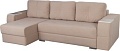 Угловой диван DiArt Бруклин 7-левый (велюр, Selfie cream/крафт)