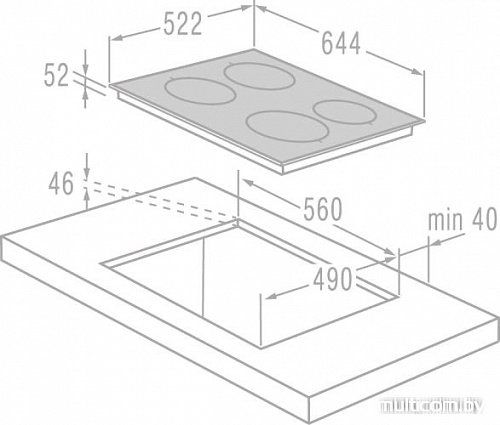 Варочная панель Gorenje GIS64XC