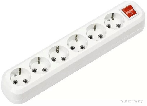 Колодка удлинителя SmartBuy SBE-16-6-00-ZS