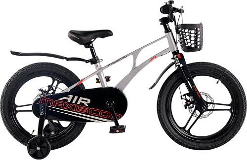 Детский велосипед Maxiscoo Air Pro 18 2025 MSC-A1845P (серый жемчуг)