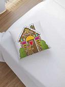 Чехол на подушку JoyArty Пряничный дом sl_38356
