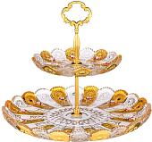 Этажерка для фруктов Lefard Gold Glass 195-161