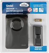 Беспроводной дверной звонок Uniel UDB-014W-R1T1-36S-100M-BL