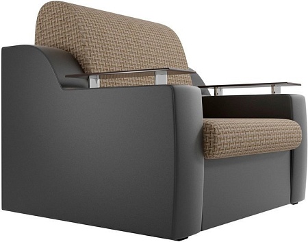 Кресло Лига диванов Сенатор 100699 80 см (коричневый/черный)