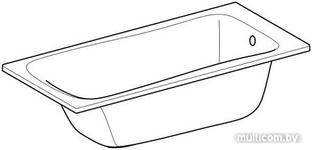 Ванна Geberit Renova 160x75