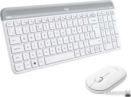 Офисный набор Logitech MK470 Slim Wireless Combo 920-009207 (белый)