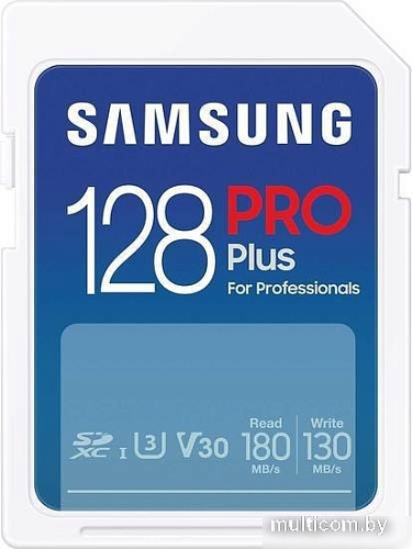Карта памяти Samsung PRO Plus 2023 SDXC 128GB
