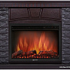 Портал Firelight Porto 30 (камень черный/шпон венге)