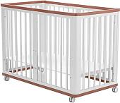 Кроватка-трансформер Nuovita Ferrara 125x65 (белый)