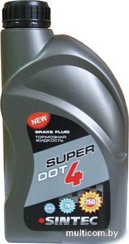 Тормозная жидкость Sintec Super DOT4 1л