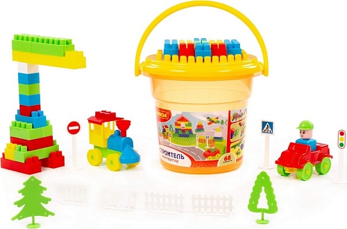 Конструктор Полесье Строитель 24408