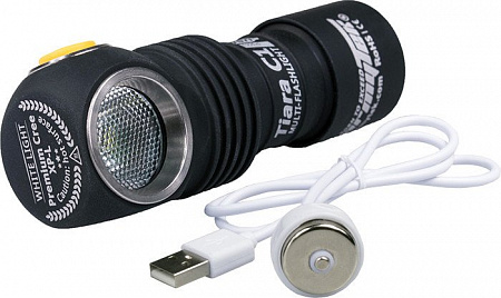 Фонарь Armytek Tiara C1 Pro XP-L Magnet USB (Warm) + 18350 Li-Ion