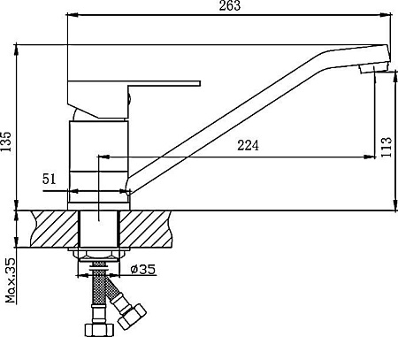 Смеситель Haiba HB42802