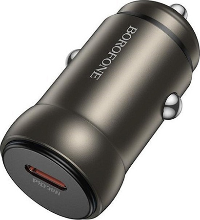 Автомобильное зарядное Borofone BZ32 (золотистый)