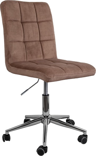 Офисное кресло AksHome Fiji поворотный (капучино велюр HCJ-11/хром)