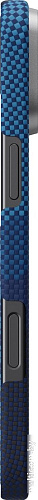 Чехол для телефона Pitaka StarPeak Tactile Woven для iPhone 16 (темно-синий)