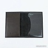 Обложка для паспорта Poshete 604-117LG-BBW (черный)